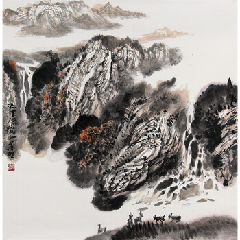 结束王向阳《角按重三次》中国书协会员06拍卖已结束李刚田《张继诗