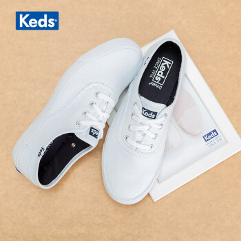 Keds女款帆布鞋休闲低帮单鞋百搭小白鞋wf52548 白色37 图片价格品牌报价 京东