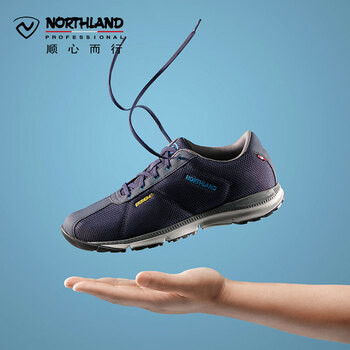 诺诗兰(northland)休闲鞋考拉德男式低帮鞋ft075515藏蓝色/亮蓝色(男