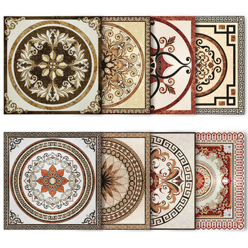 瓷砖800x800入户玄关地砖拼花图案瓷砖800x800欧式抛金地面砖微晶石