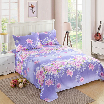 好梦安 2018新款上新加厚植物羊绒棉床单 秋冬新款磨毛床单 情絮依依