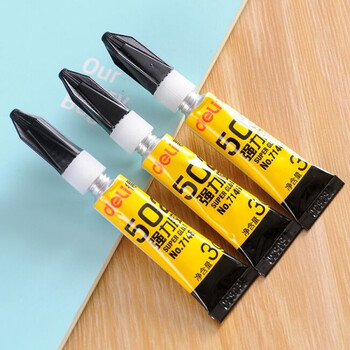 得力502液体粘鞋胶修鞋补鞋胶水皮革防水软性透明强力白胶水