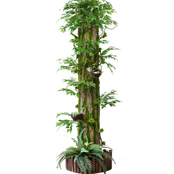 管道装饰树皮包下水管道遮挡仿真树皮假树皮室内包柱子绿植物阳台 1条