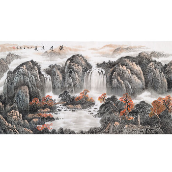 6次出价06501周志鑫,中国国画家协会理事,东方名人书画院副院长