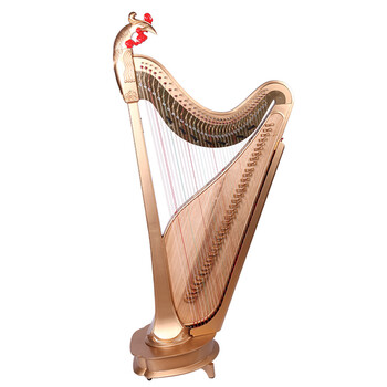 虎丘牌 七转调箜篌大小竖琴苏州民族乐器一厂家直销定制包邮sk-2