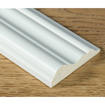 定制木品生活 实木线条木条客厅电视背景墙边框白色装饰线条非石膏线