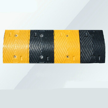 减速带橡胶道路减速带公路铸钢70mm加厚型三角铸铁乡村室内压线板 3个
