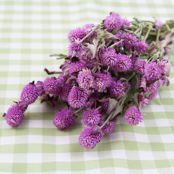 裴佳千日红天然干花 花束搭配客厅装饰花材 昆明直销 粉红色 千日红1