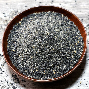 2份包邮 妈妈纯手工自制原味黑芝麻碎即食熟芝麻黑芝麻盐散装250g