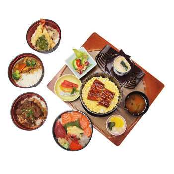 北京香格里拉飯店 日式料理 雙拼蓋飯套餐 週一至週五(11:30-14:00)