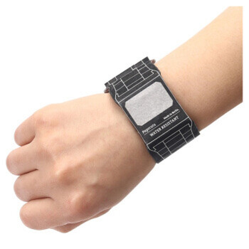 礼物 抖音纸男女 diy环保杜邦纸电子元旦新年礼物情人节礼物 橙色水纹