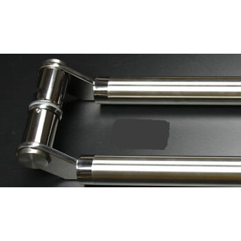 玻璃门拉手不锈钢大门把手门配件拉丝刀型有框门推拉扶手美克 800mm长