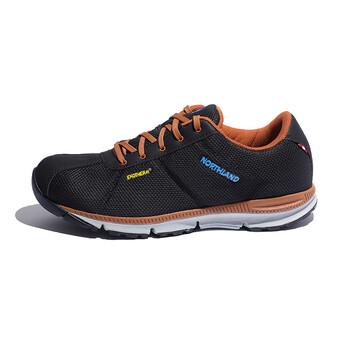 诺诗兰(northland)2018秋冬休闲鞋考拉德男式低帮鞋 黑色/焦糖色(男款