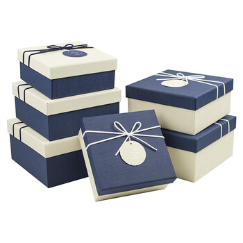 商务礼品盒正方形礼物盒 时尚礼品包装盒质感礼物包装盒 商务活动礼盒