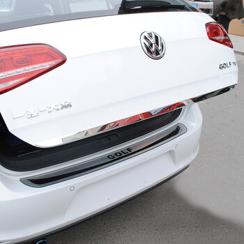 尾门上饰条 不锈钢后饰条 改装专用后尾装饰亮片贴 汽车用品 13-17