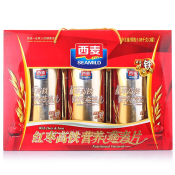 西麦红枣高铁燕麦片礼盒1050g谷物早餐营养代餐重阳送礼佳品 西麦红枣高铁燕麦片礼盒1050g谷物早餐营养代餐重阳送礼佳品