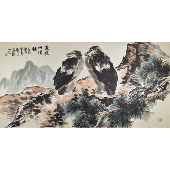 实力画家 云轩《远瞻山河壮》