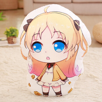 q版 龙王的工作 雏鹤爱空银子 动漫周边毛绒 玩具抱枕 夏洛特 约40x