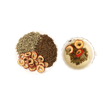 决明子山楂荷叶组合泡茶 决明子茶山楂圈干片荷叶茶组合