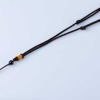 御琦真玉 吊坠玉坠挂件绳子项链时尚挂绳 活口普通咖啡绳