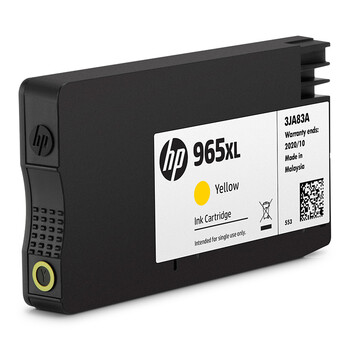 惠普（HP）965XL原装黄色墨盒 适用hp 9010/9019/9020打印机 xl大容量墨盒