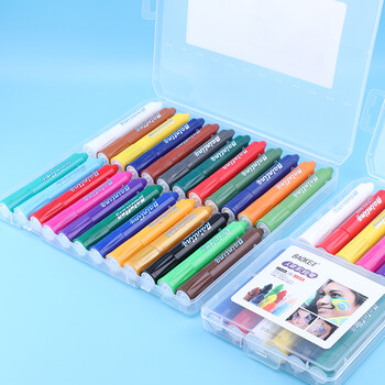 宝克(BAOKE)CH06人体彩绘笔旋转可水洗蜡笔儿童化妆彩笔6色 宝克(BAOKE)CH06人体彩绘笔旋转可水洗蜡笔儿童化妆彩笔6色