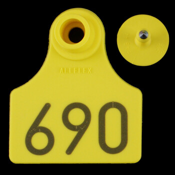 山力畜牧 安乐福猪耳牌 安乐福耳牌 无字猪耳牌 有字母猪耳标牌 猪用