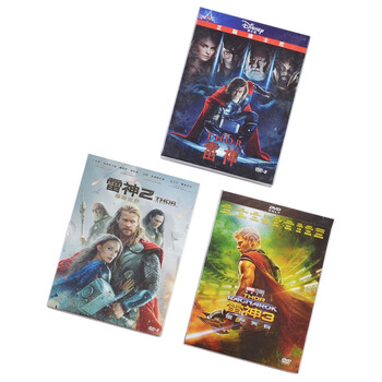 正版电影雷神1-3合集三部曲DVD电影碟片漫威