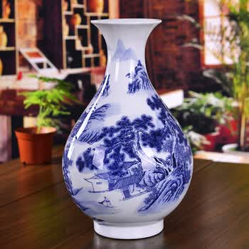 青花瓷玉壶春瓶型号规格- 京东
