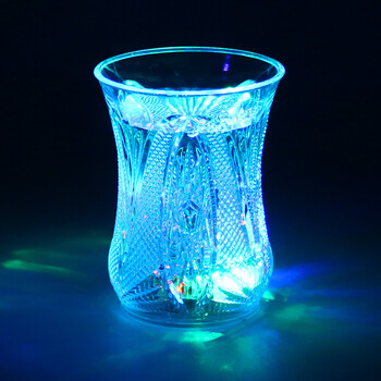 渡爱(duai)520情人节礼物送女友七彩发光杯闪光杯夜