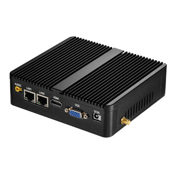 迷你服务器台式小主机工控电脑主机 2g内存 32g固态硬盘 双网口3205u