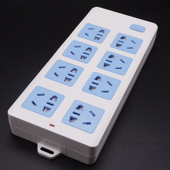 流水线自动化弱电箱插座3插位无线3孔46810不带线插排插板a03 8位开关