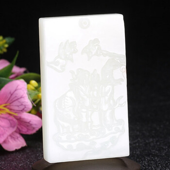 牛郎织女73克【锦玉轩玉器】06拍卖已结束苏州玉雕工作室作品和田玉