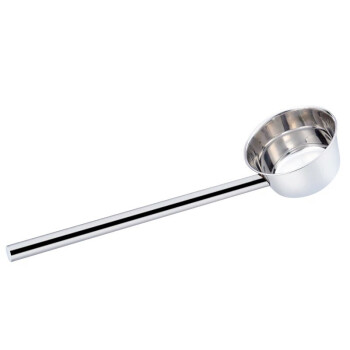 敏程不锈钢水勺厨房水瓢水舀子家用长柄水杓舀水勺子汤勺粥勺长柄汤勺  口径12cm 手柄38.5cm