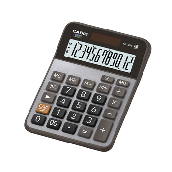 卡西欧（CASIO）MX-120B 商务计算器 小型机 灰色 商用