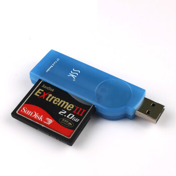 SSK 飚王 SCRS028 USB 2.0 CF卡读卡器