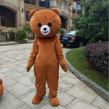 网红熊人偶服装卡通表白道具套装抖音熊衣服求婚发传单生日表演服装