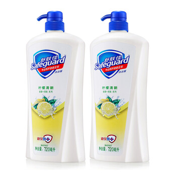 舒肤佳 柠檬清新型沐浴露720ml*2瓶