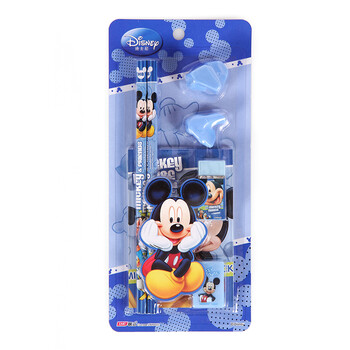 《迪士尼卡装启蒙文具套装铅笔握笔器套装描绘