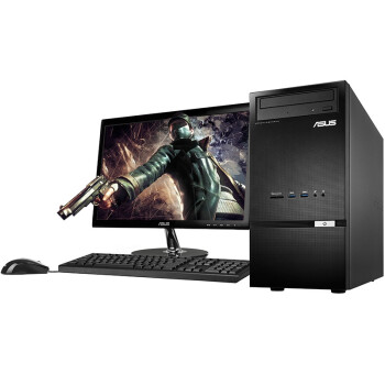 华硕（ASUS）K30BF-A1054M1 台式电脑 （A10-6700四核 4G 500GB R5-235X 1G独显 Win8.1 黑色）19.5英寸