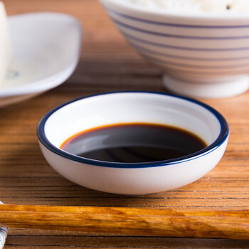 和风酱油碟居酒屋圆碟迷你碟子醋碟味碟餐厅圆形陶瓷碟 小圆碟