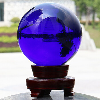 晶有独钟 风水球 创意礼物合成水晶球办公室摆件魔术球摄影 装饰工艺