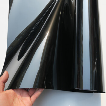 慧萌黑色窗户防晒膜玻璃隔热膜磁控单向膜遮光贴纸家用阳光房贴膜全黑