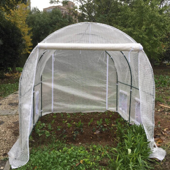 沃绣 温室花棚暖房保温罩多肉防冻防雨大棚 骨架植物种植暖棚鸡鸭养殖