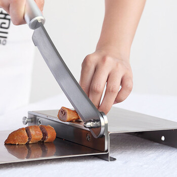 膳道 不锈钢铡刀中药材切片刀铡草刀手动切肉铡刀切雪糕刀牛羊肉切片