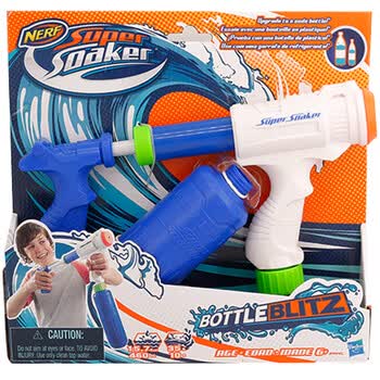 #原创新人# 保持童心 — Hasbro 孩之宝 NERF 热火 水枪 风浪&海龙发射器 开箱（附真人兽）