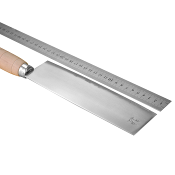 铁匠世家正品切片刀手工锻打不锈钢菜刀北京烤鸭家用厨师皮片鸭刀 长风款