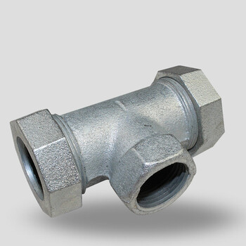 镀锌快接三通弯头 水管抢修铁快接 铁管漏水接头4分6分25 32 40 快接