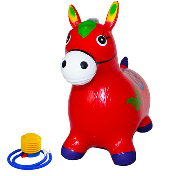 儿童音乐跳跳马加厚充气玩具户外骑马健身木马玩具跳跳牛鹿动物 跳跳