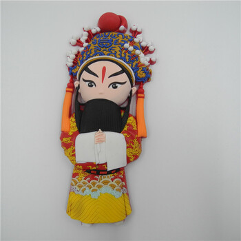 京剧脸谱冰箱贴软磁性贴 中国风送老外特色出国礼品创意贴饰 刘备